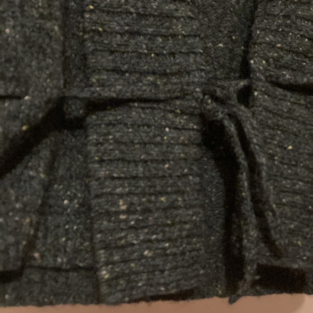 Loft Green Open Front Drawstring Waist Sweater - image 5